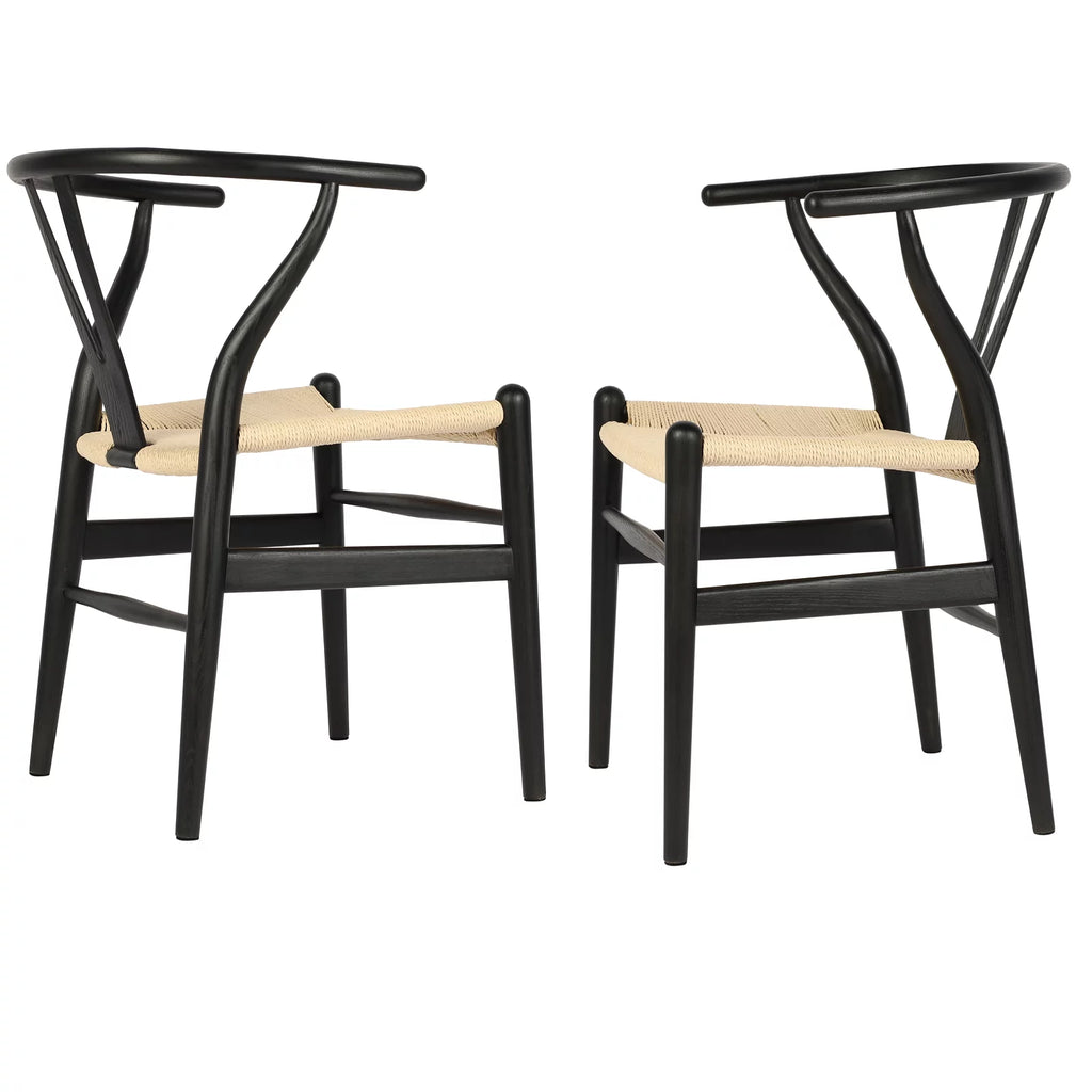 Black 3 Piece Round Dining Table Set L3598