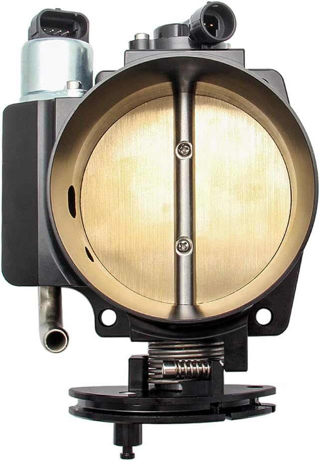 92mm Aluminum Throttle Body with TPS IAC Black V23133