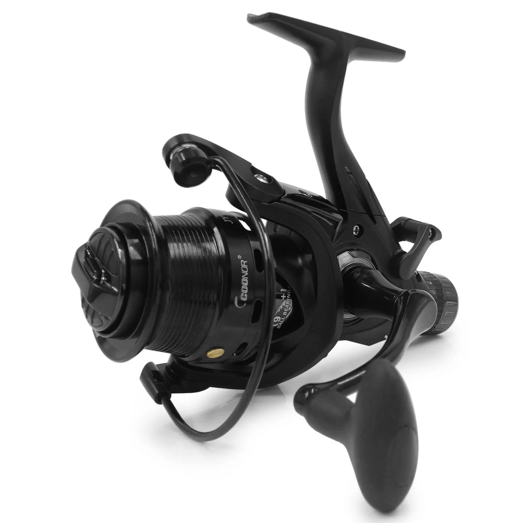 Fishing Reel Dual Brake System High Speed Spinning Interchangeable Handle H86457