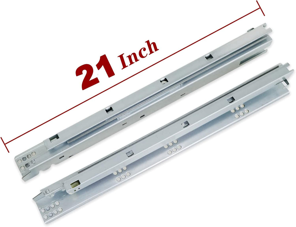 Soft Close Undermount Slide with Rear Bracket and Locking Device, 6 Pair O711959