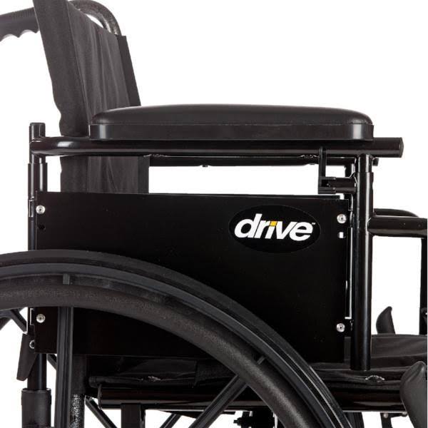 Lightweight Dual Axle Wheelchair with Adjustable Detachable Arms, Elevating Leg Rests, 20x22 V9149