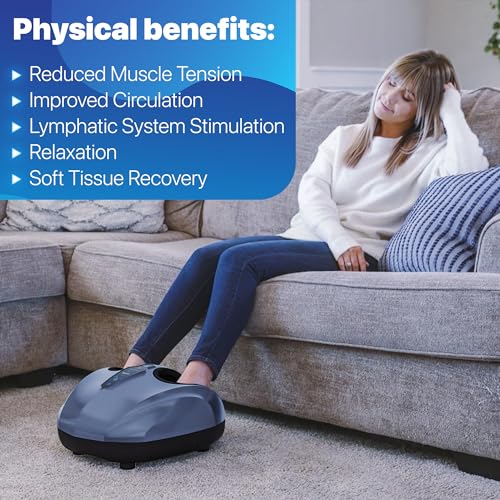 Foot Massager Machine with Deep-Kneading, Compression, Shiatsu, and Heat A142880