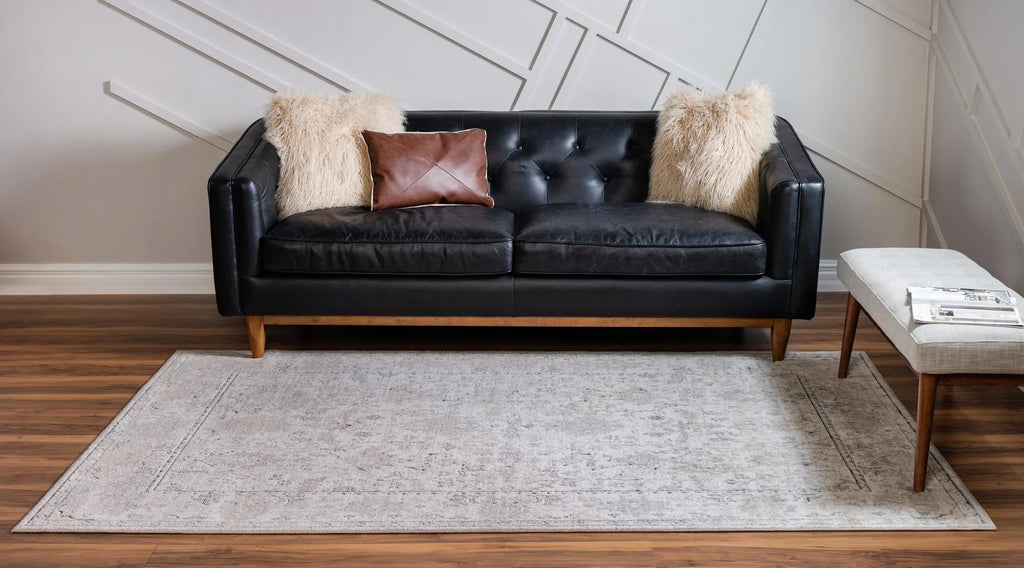 Ivory Low-Pile Rug S9034