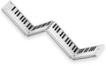 White Portable 88 Key Digital Piano Keyboard with Rechargeable Battery D14104