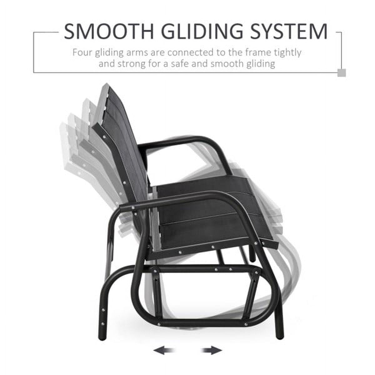3 Seat Gliding Bench Chair W1194