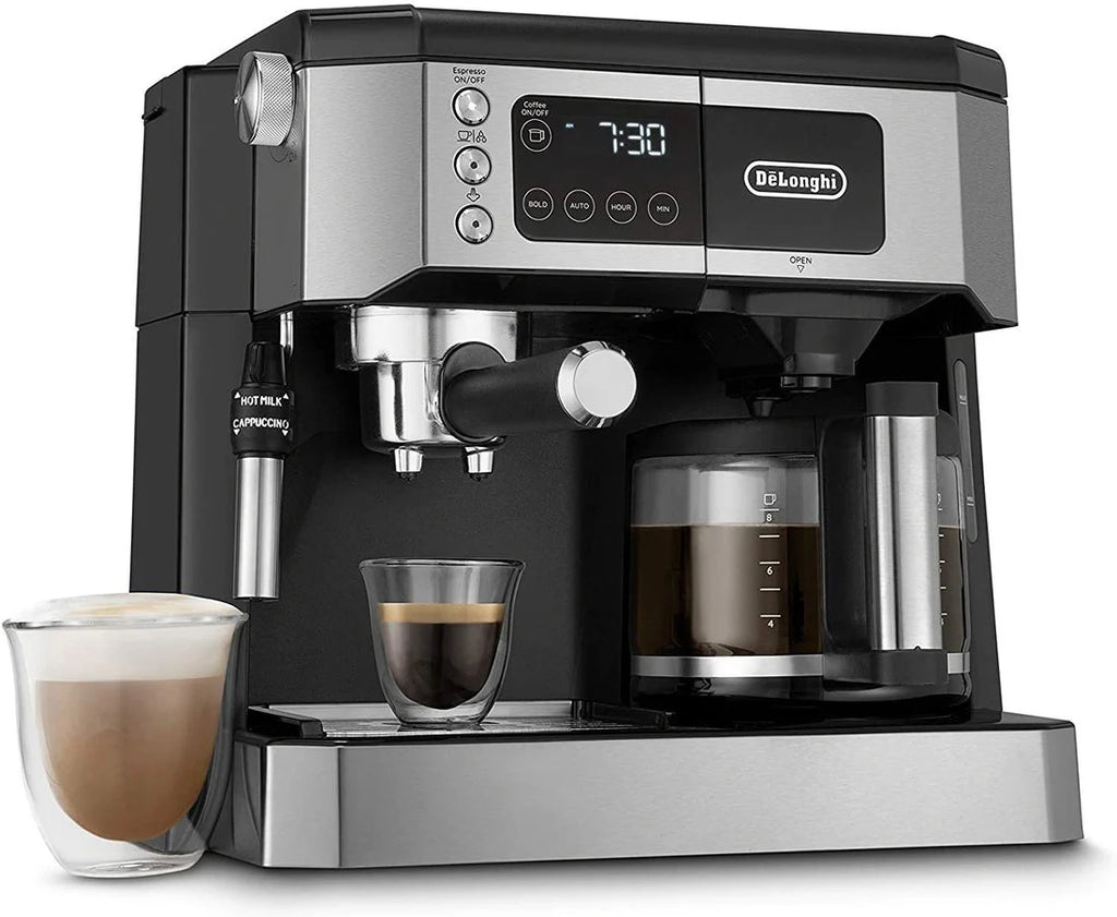 Combination Pump Espresso & Drip Coffee Maker 10-cup Glass Carafe S894729