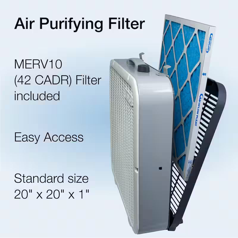 20 in. 3-Speed Air Purifier and Room Fan G200192