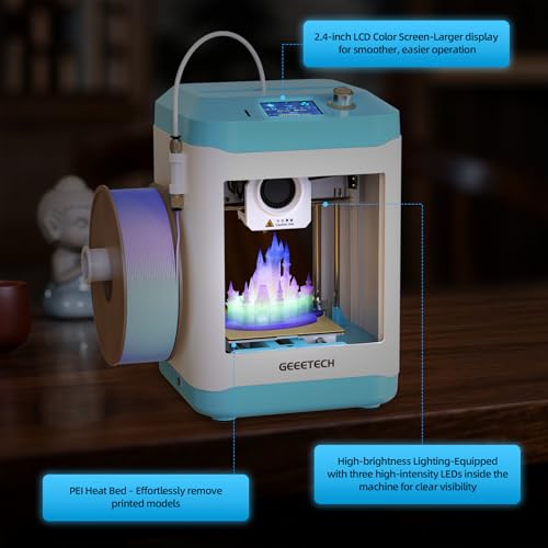 3D Printer, 3.94x4.33x3.94in Print Size S5627