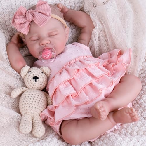 20'' Realistic Vinyl Baby Doll with Outfit Set C63467