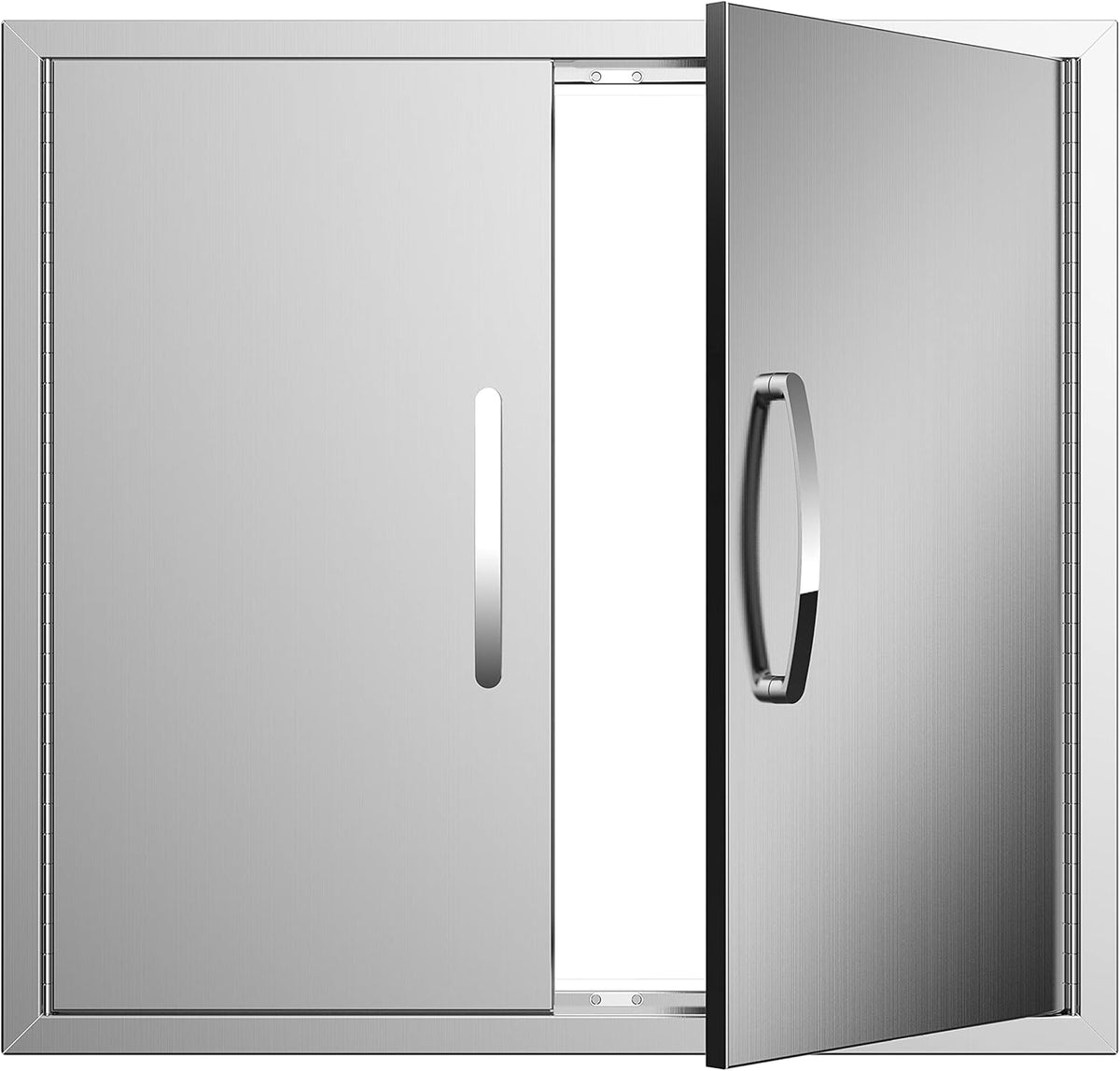 Double Stainless Steel BBQ Access Door Z36963