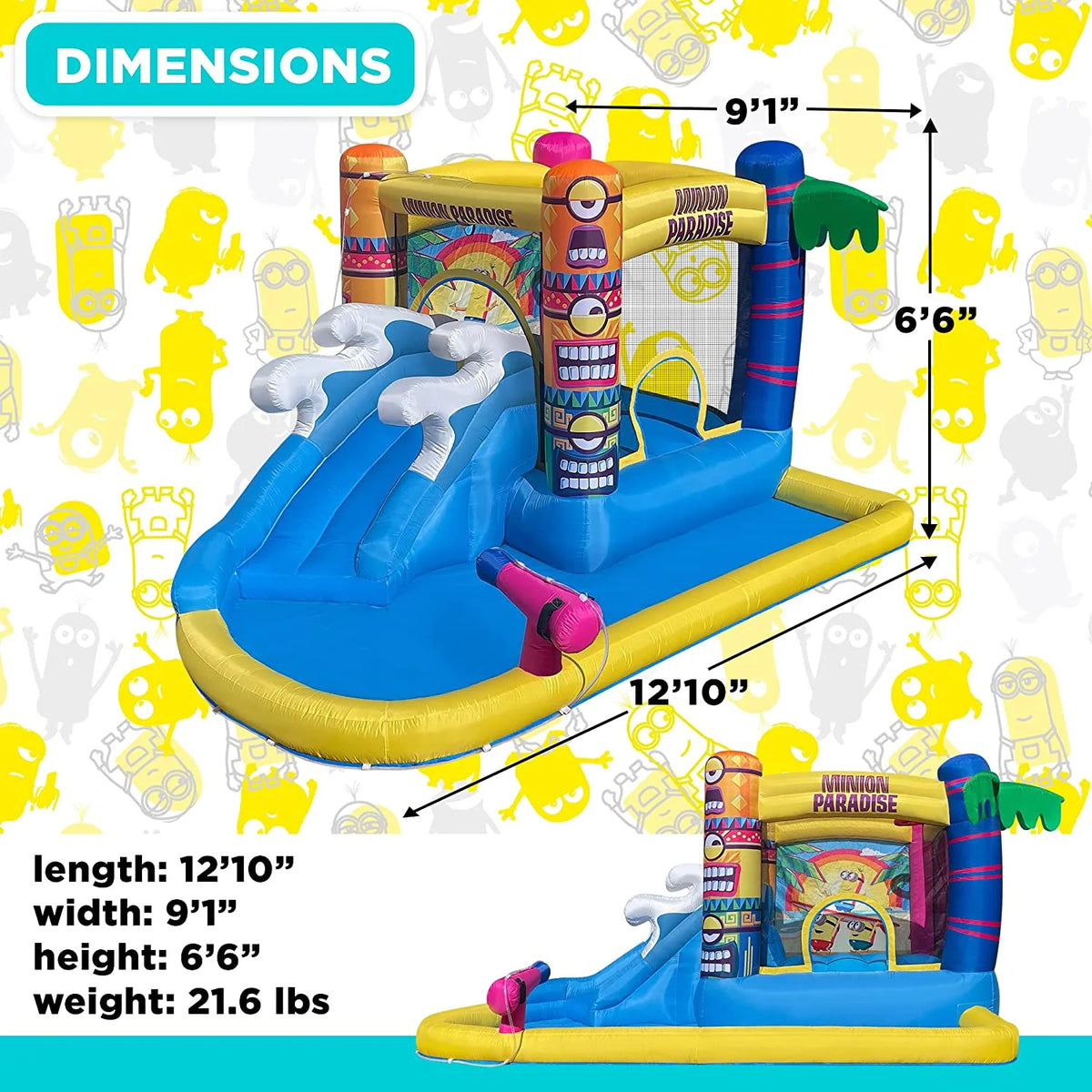 Inflatable Bounce House with Slide U54626