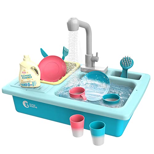 Color Changing Kitchen Sink Toys with Running Water Y7770