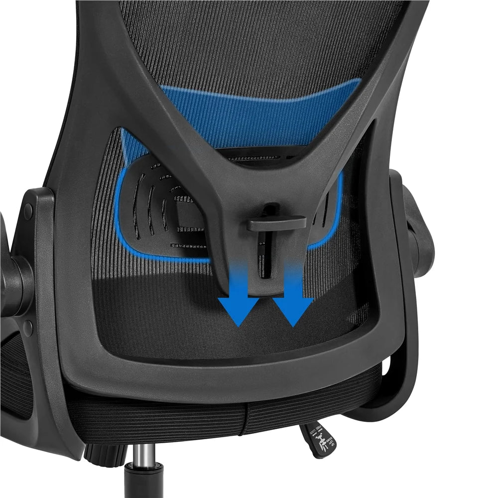 Set of 2 Black High Back Office Chair X393196