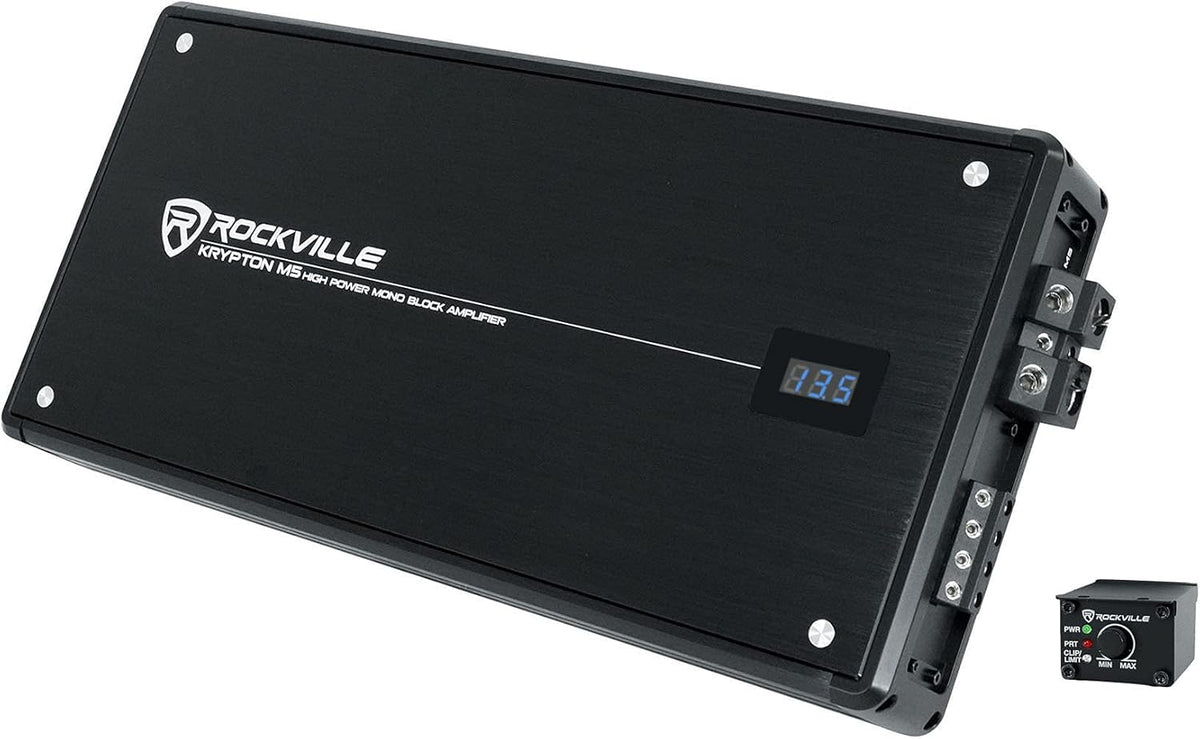6000w Peak Mono Car Amplifier with Remote A5865