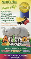 Children's Chewable Multi-Vitamin & Mineral Supplement, 180 Animal-Shaped Tablets Y2375