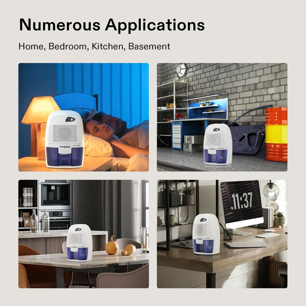 Electric Mini Dehumidifier with 500ML Water Tank N6545