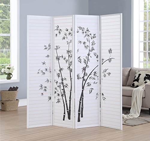 Black 3-Panel Shoji Room Divider Screen D641