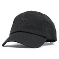 Black Unstructured USMC Hat with 3D Embroidery N17314