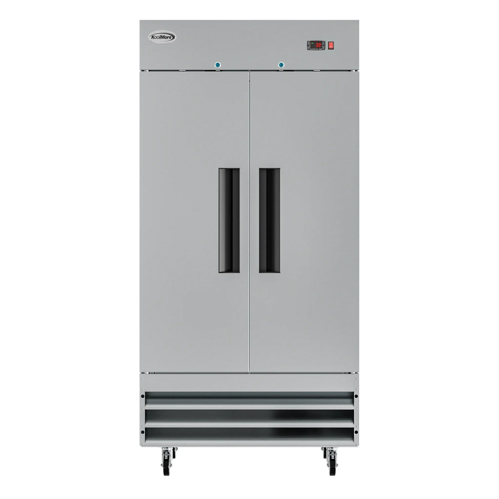 Commercial Stainless Steel 2-Door Reach-In Refrigerator, 35 cu. ft. W983540