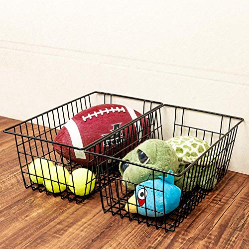 17.5" 2Packs Wire Metal Freezer Organizer Bins V44163