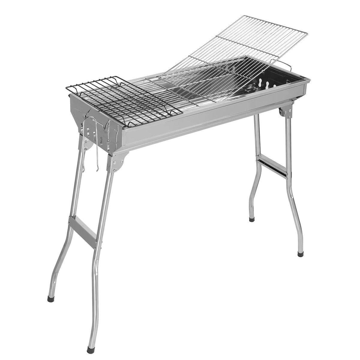28'' Stainless Steel Charcoal BBQ Grill O48659