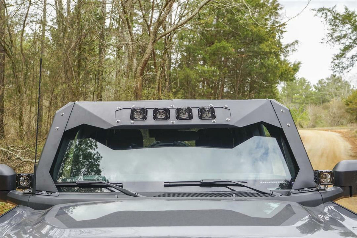 Black ViCowl Windshield Protection for Ford Bronco A4093
