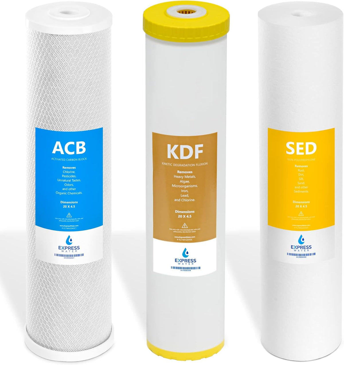 Whole House 3 Stage Water Filtration Replacement Kit R465