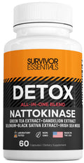 60 Capsules Nattokinase 2000 FU with Dandelion Selenium Irish Sea Moss U7228
