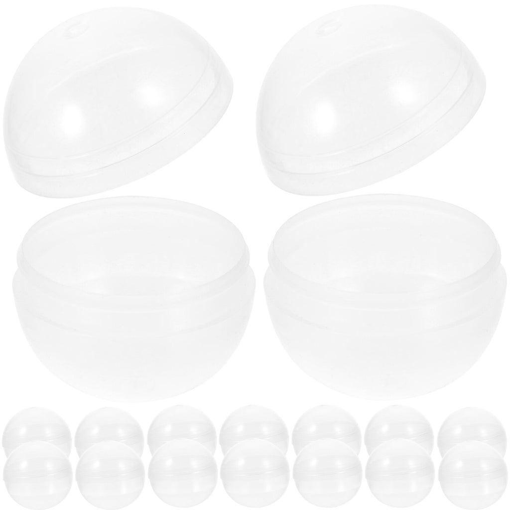 100pcs Clear Plastic Fillable Balls G31458