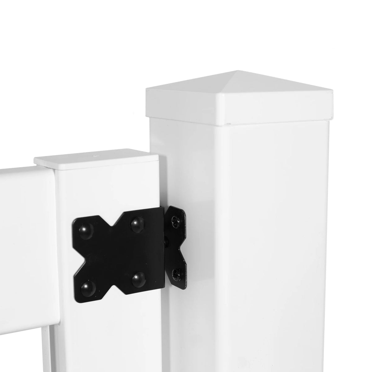 White Vinyl Picket Fence Gate X94980
