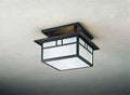 Antique Copper Two-Light Semi-Flush Mount Light X64292