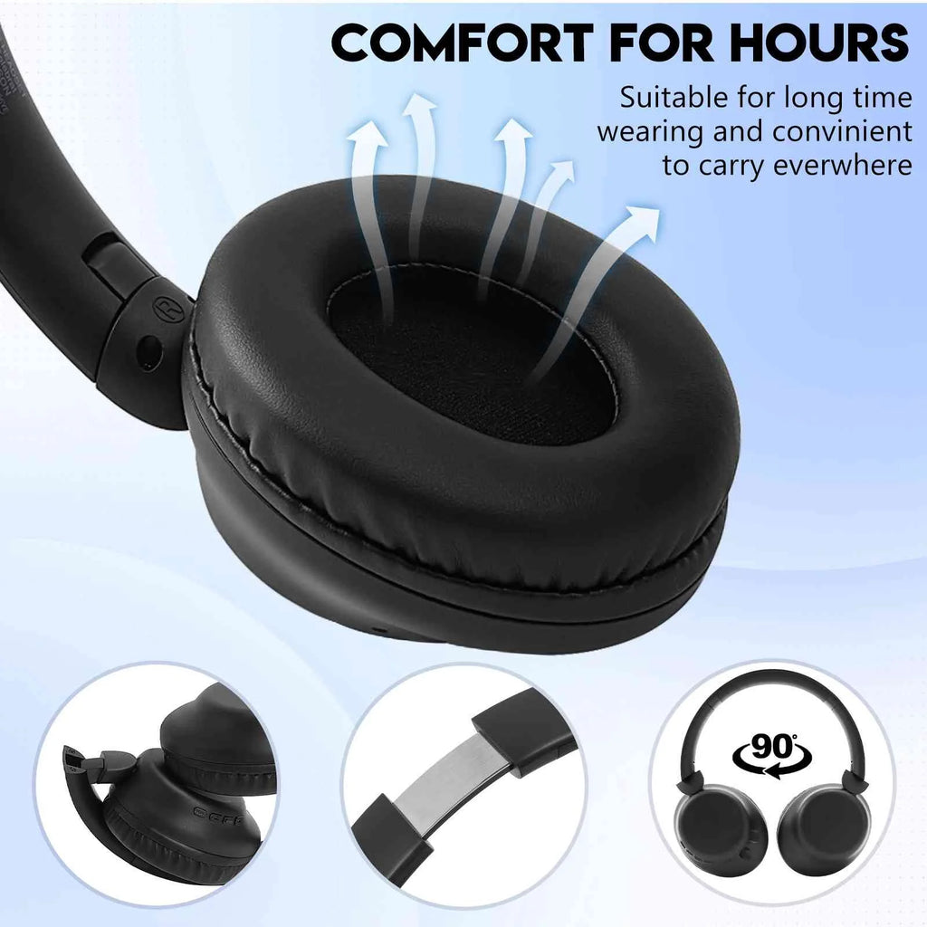 Wireless Bluetooth Over The Ear Headphones with Mic M650