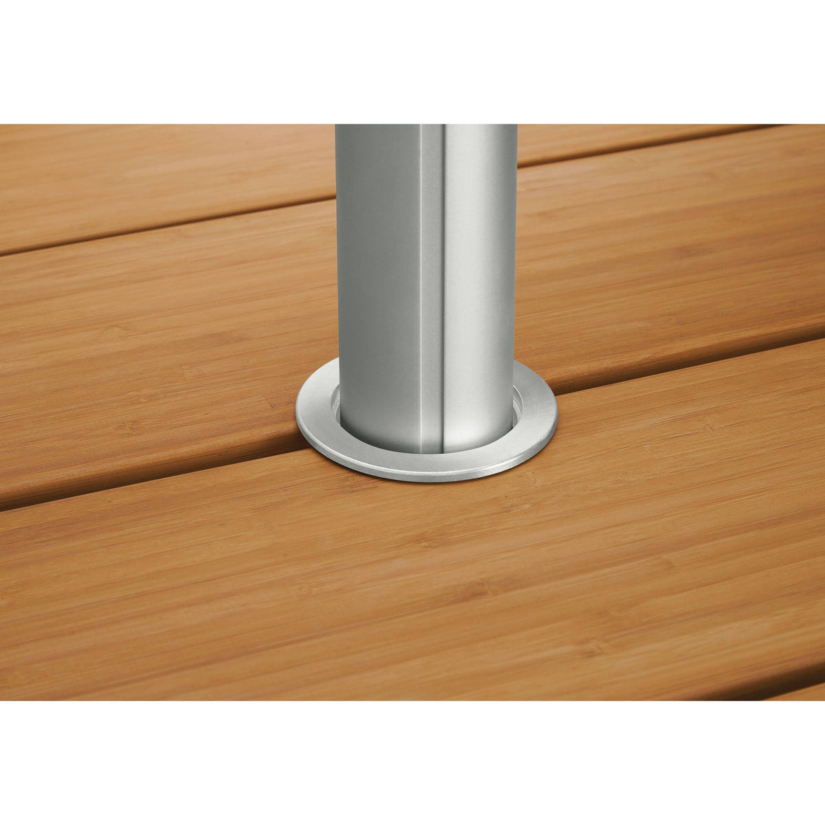 Orange Recycled HDPE Parsons Patio Table Y43733