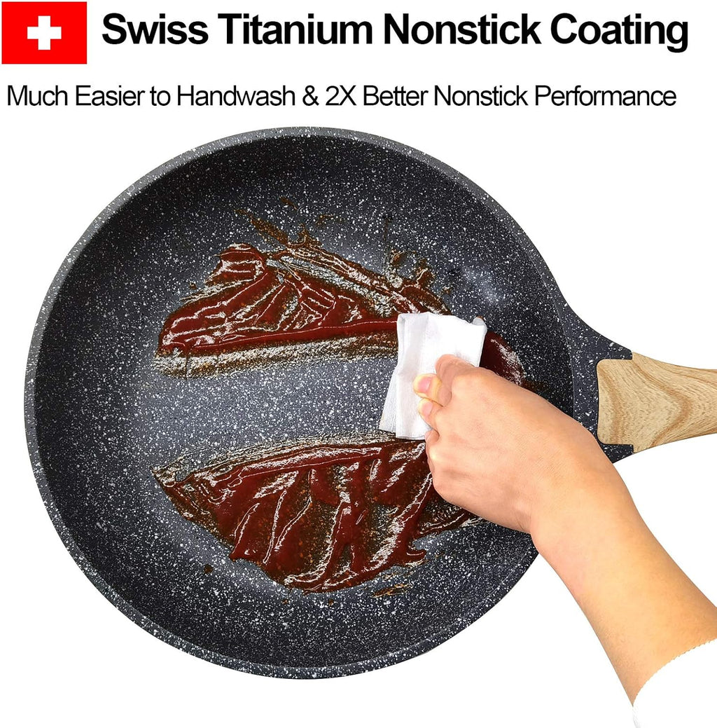 8 Inch Nonstick Granite Skillet C1492