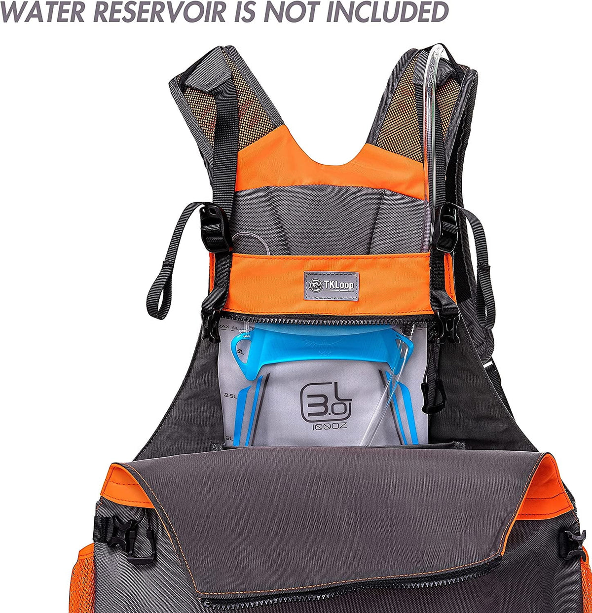 Orange Grey Upland Hunting Vest with Blood-Proof Lining X953