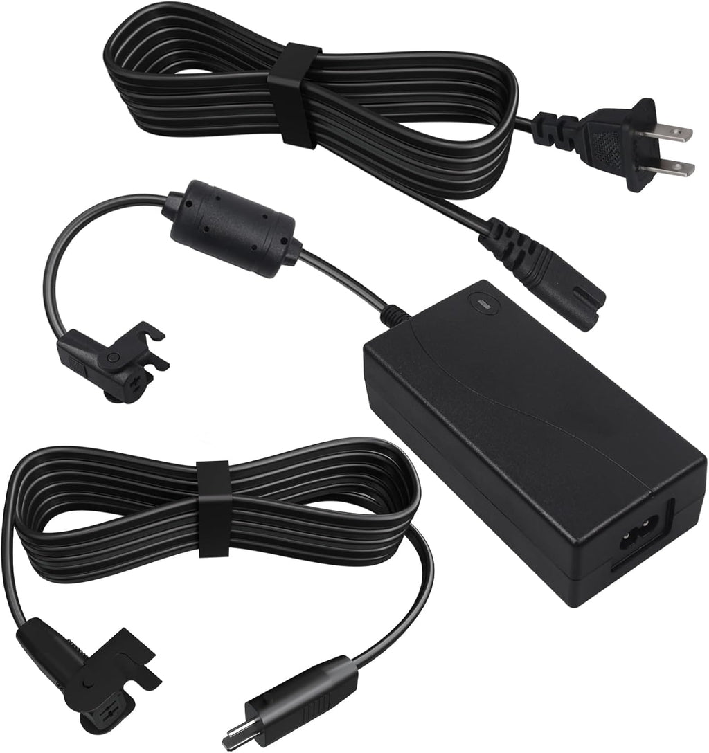 2-Pin 29V2A Power Adapter with Extension Cord for Recliner, Black R577