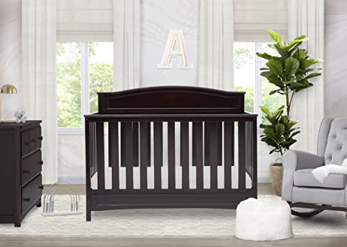 White 4-in-1 Convertible Baby Crib W861752