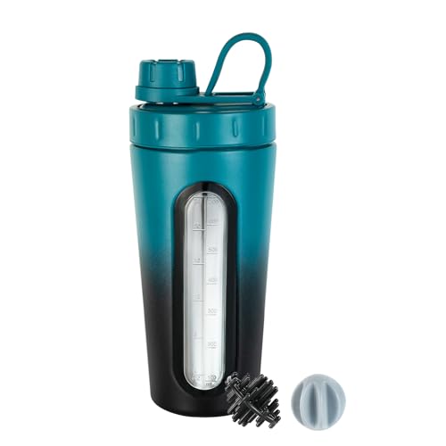 28 oz Stainless Steel Protein Shaker Bottle B457374
