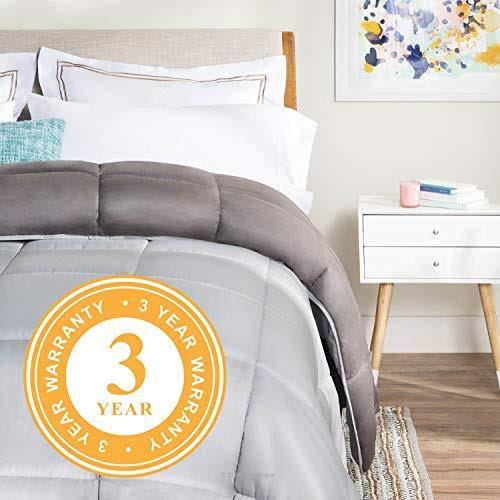 Black California King Microfiber Down Alternative Comforter Z455276