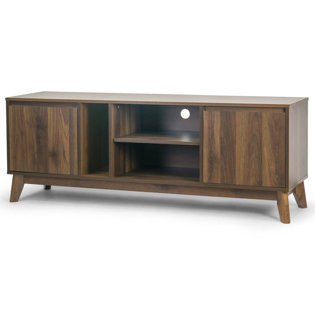 TV Stand with Two Cabinets and Open Shelves M405