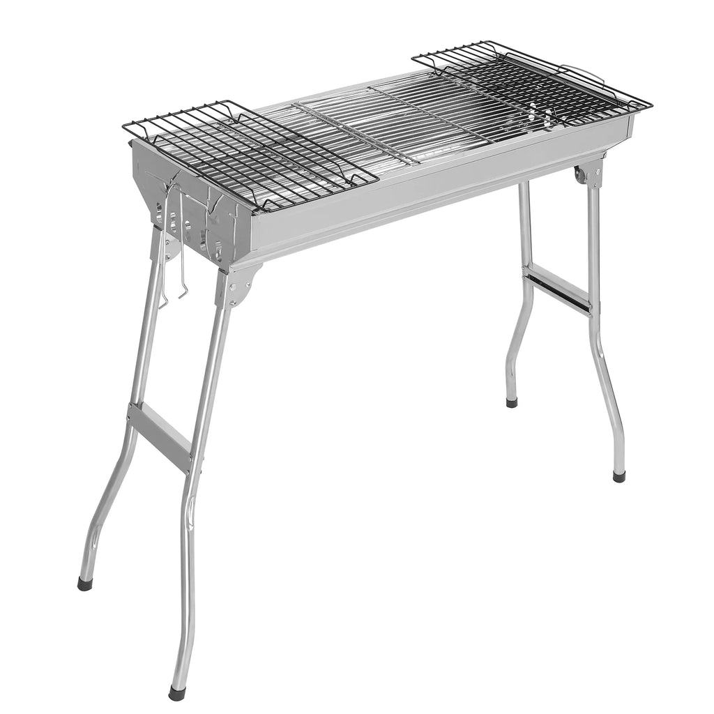 28'' Stainless Steel Charcoal BBQ Grill O48659
