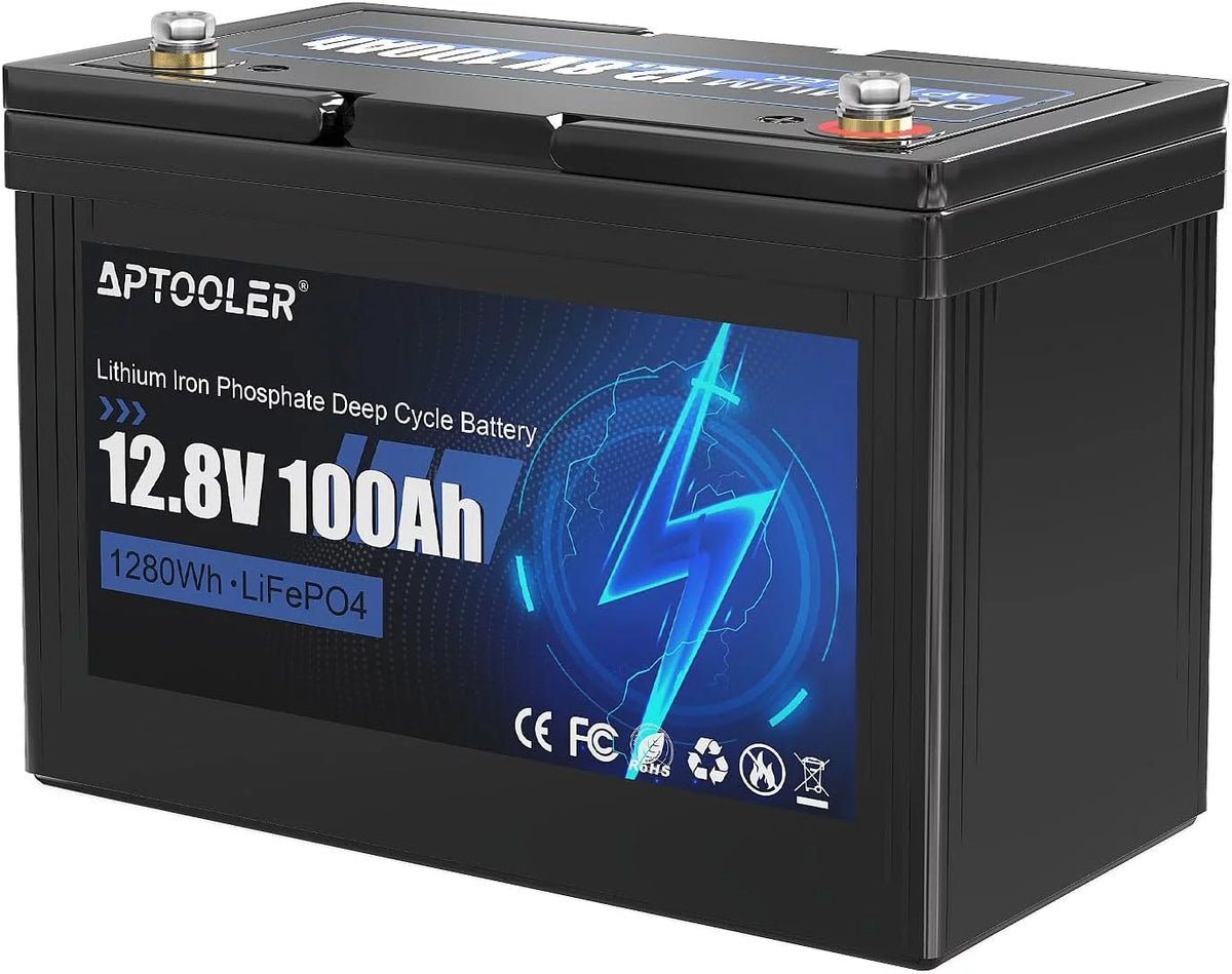 12V 100Ah LiFePO4 Battery with 100A BMS M570