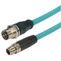 SF/UTP Industrial Cable, M12 M / M12 F Panel Mount, 0.5m H233