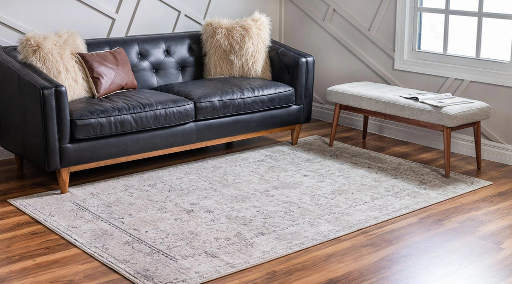 Ivory Low-Pile Rug S9034