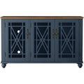 Vintage Wood Kitchen Accent Buffet Sideboard Cabinet O237