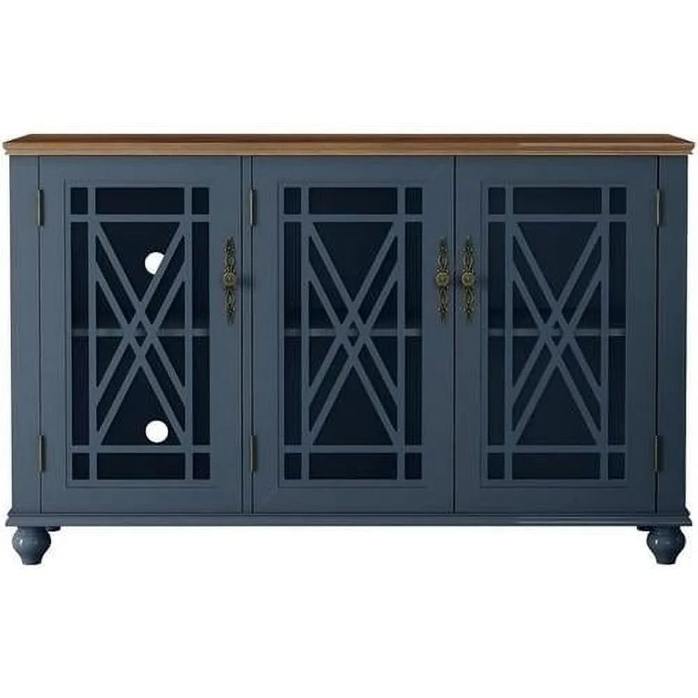Vintage Wood Kitchen Accent Buffet Sideboard Cabinet O237