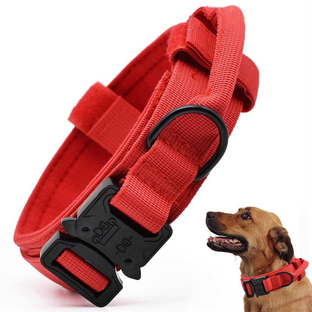 Adjustable Nylon Tactical Dog Collar with Control Handle E86657