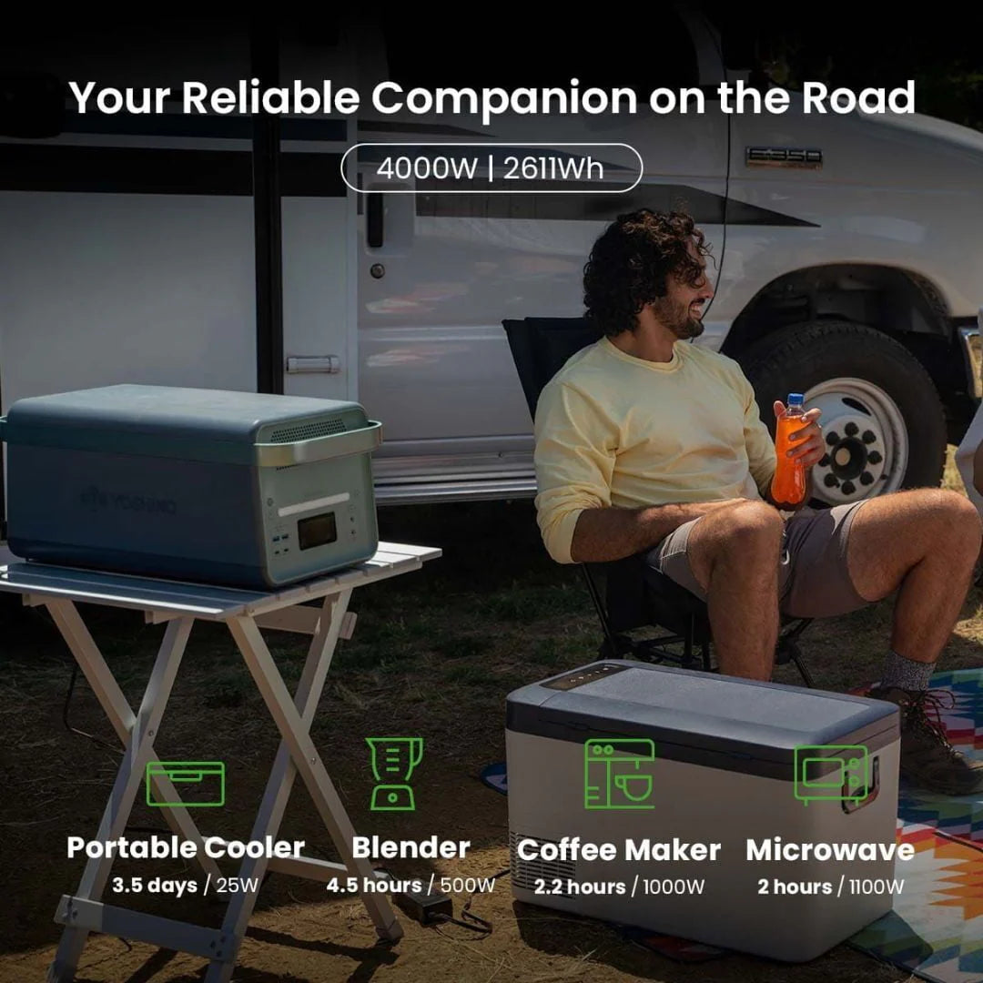 Portable Solar Generator 330W with 100W Solar Panel Y6026