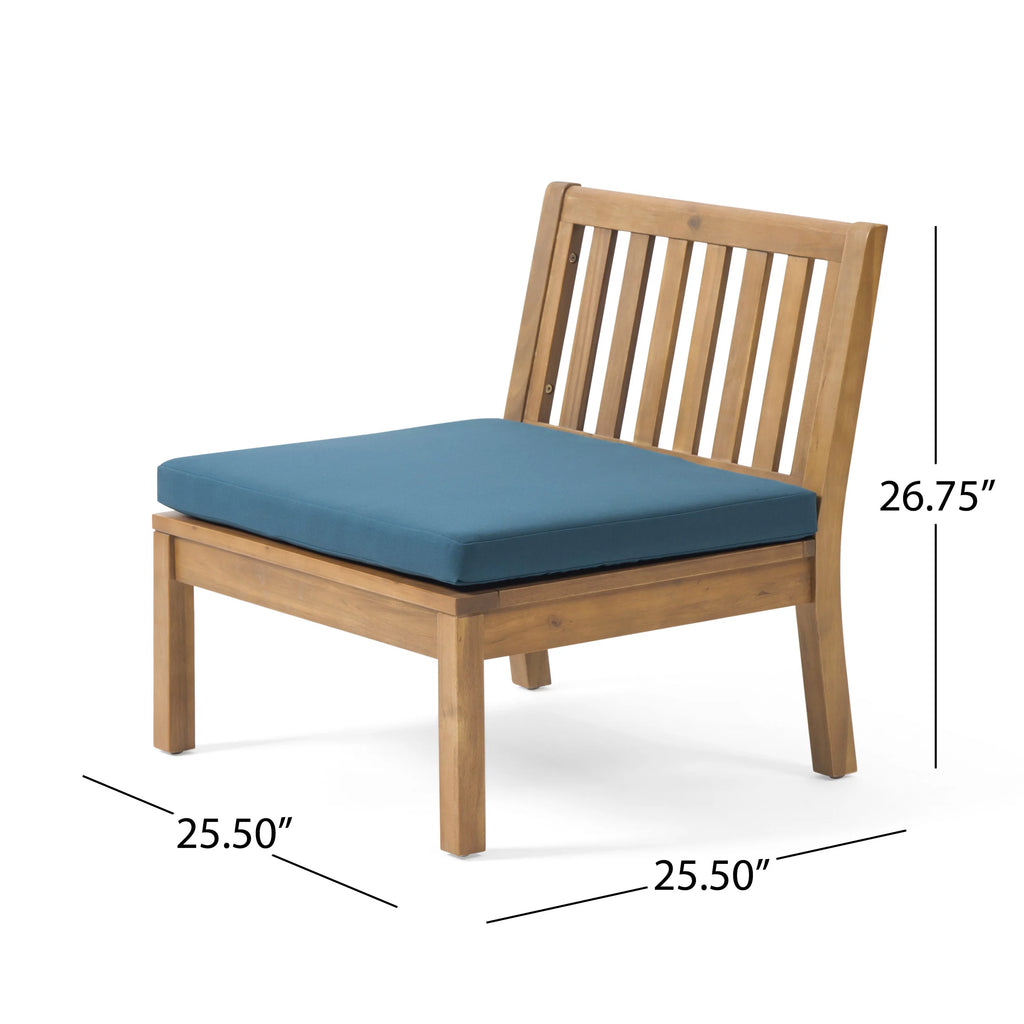 Acacia Wood Chat Set with Coffee Table F342154