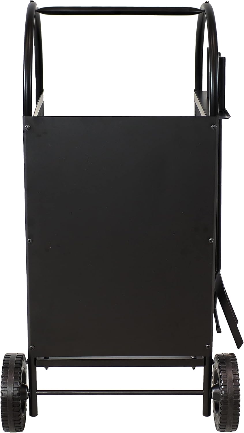Wrought Iron Firewood Rack with Poker, Shovel and Brush Tools C455528